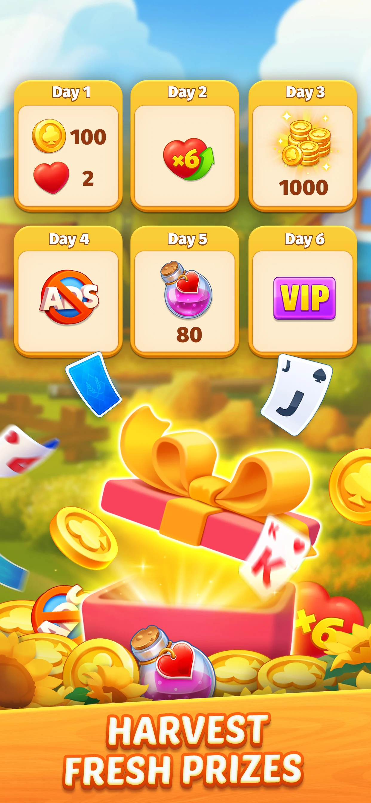 Solitaire Farm Adventure screenshot